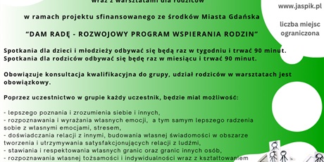 Grupy terapeutyczne dla dzieci i młodzieży - oferta